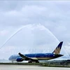 Vietnam Airlines a lancé le 7 octobre, une ligne reliant Hô Chi Minh-Ville à Munich. Photo : VNA