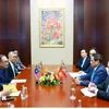 Le Premier ministre Pham Minh Chinh rencontre son homologue malaisien Anwar Ibrahim. Photo : VNA