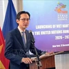 Le vice-ministre des Affaires étrangères, Do Hung Viet, s'exprime lors de la cérémonie. Photo : VNA