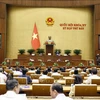 En el sétpimo período de sesiones de la Asamblea Nacional de Vietnam. (Foto: VNA)