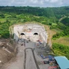 Realizan la construcción del túnel Tuy An. (Foto: Vietnam+)