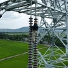 La línea de transmisión eléctrica de 500 kV circuito 3 desde Quang Trach, en la provincia central de Quang Binh, hasta Pho Noi, en la norteña de Hung Yen. (Foto: VNA)