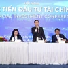 El ministro de Finanzas, Ho Duc Phoc, habla en el evento. (Foto: Vietnam+)