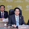 El presidente de Vietnam, Luong Cuong, participa en el Diálogo Informal de Líderes Económicos de APEC con invitados. (Fuente: VNA)