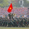 Un grand spectacle en célébration des 70 ans de la Victoire de Dien Bien Phu. Photo : VietnamPlus