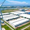 Les parcs industriels DEEP C font partie des rares au Vietnam à utiliser l’énergie renouvelable issue du vent pour la production industrielle. Photo : Deep C/CVN