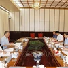La réunion périodique des dirigeants clés à Hanoï. Photo : VNA
