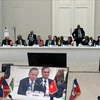 Le secrétaire général du Parti et président To Lam à la session intitulée "Pour un multilatéralisme renouvelé”. Photo : VNA