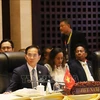 Le vice-Premier ministre et ministre des Affaires étrangères Bui Thanh Son à la réunion des ministres des Affaires étrangères de l'ASEAN. Photo : VNA