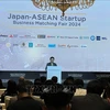 An overview of Japan-ASEAN Startup Business Matching Fair 2024 (Photo: VNA)