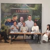 Chef Hoang Tung of TUNG Group (2nd left), KOTO founder Jimmy Pham (3rd left), fermentation pioneer Daniel Hoai Tien (centre) and fermentation expert Jason Ignacio White at the launch of 'Len Men: Umami Unleashed' project. (Photo: VNA)