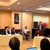 Vietnamese Ambassador to Japan Pham Quang Hieu speaks at the seminar. (Photo: VNA)