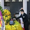 A delegation of Thailand pays respects to Party General Secretary Nguyen Phu Trong at the state funeral in Hanoi (Photo: VNA)