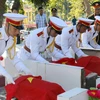 Memorial service held for martyrs’ remains (Photo: VNA)