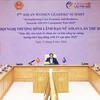 Prime Minister Pham Minh Chinh attends and delivers a speech at the third ASEAN Women Leaders’ Summit via videoconference (Photo: VNA)