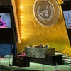 Retno Marsudi delivers her final statement as Indonesian Minister of Foreign Affairs, at the General Debate of the 79th Session of UN General Assembly in New York, on Sept 28 (Photo: en.antaranews.com)