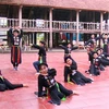 At a training session of members from a Cao Lan ethnic folk singing and dancing club. (Photo: Bac Giang Newspaper)