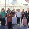 Social Minister Tri Rismaharini interacts with the elderly community in commemoration of National Elderly Day 2024 in North Aceh, Aceh, on May 29, 2024. (Source: ANTARA/Sean Filo Muhamad)