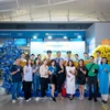 At the launch ceremony of Vietnam Airlines's inaugural flight from Vietnam to the Philippines on June 17. (Photo: VNA)
