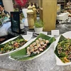 Vietnamese dishes served at the event in Jakarta (Photo: VNA)