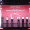 At the launch ceremony of the application Hanoi On on July 10. (Photo: VNA)