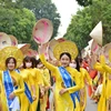 At a ao dai festival held in the city in 2020 (Photo: VNA) 