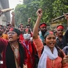 Protesters in Dhaka, Bangladesh on August 4. (Photo: Getty Images/VNA)