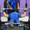 Chau Hoang Tuyet Loan competes in the women's powerlifting 55kg category during the Paris Paralympics on September 5. She was the last Vietnamese competitor at the event. (Photo: AFP/VNA)