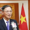 Phan Minh Chien, Chargé d'affaires at the Vietnamese Embassy in Laos (Photo: VNA)