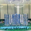 Physical model of the LDG Sky Apartment Project. (Photo: vinhomecitys.com)