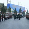 The rehearsal held at at Pahang Border Gate (Source: qdnd.vn)