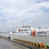 The Vietnam Coast Guard (VCG)’s CSB 8004 ship before sailing to the RoK. (Photo: qdnd.vn)