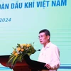 Petrovietnam Deputy General Director Duong Manh Son speaks at the event.(petrovietnam.petrotimes.vn/)