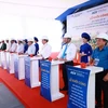 At the ground-breaking ceremony of the new cargo terminal at the Cat Bi International Airport. (Photo: ACV)