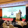 Deputy Minister of Industry and Trade Nguyen Sinh Nhat Tan speaks at the event (Photo: VNA)