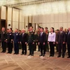 At the ceremony commemorating the 80th anniversary of the Vietnam People’s Army (VPA) and 35th anniversary of the All-People Defence Festival (December 22) in Beijing on December 16. (Photo: VNA)