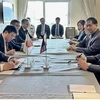 En las conversaciones en Hawaii entre el ministro de Defensa japonés, Minoru Kihara, y el secretario de Defensa filipino, Gilberto Teodoro. (Foto: Noticias Kyodo)