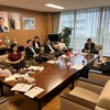 Una delegación de la Comisión de Movilización de Masas del Comité Central del Partido se reunió con representantes del gobernante Partido Liberal Democrático (PLD) de Japón. (Foto: VNA)