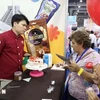 El stand de Tan Nhat Huong en la 17ª edición del MEXIPAN en Ciudad de México. (Foto: VNA)