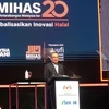 El primer ministro de Malasia, Anwar Ibrahim, pronuncia el discurso inaugural de la 20ª edición de la Exposición Internacional Halal de Malasia. (Foto: VNA)