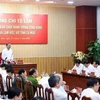 El secretario general del Partido Comunista de Vietnam, To Lam, interviene en la reunión. (Foto: VNA)