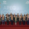 El presidente vietnamita, Luong Cuong, y otros líderes en la 31ª Reunión de Líderes Económicos de la APEC en Lima, Perú. (Foto: VNA)