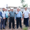 PM inspects Can Tho-Hau Giang Expressway (Photo: VNA)