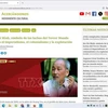 Le site internet argentin Acercandonos Cultura publie un article intitulé « Le Président Hô Chi Minh, symbole du tiers-monde dans la lutte contre l'impérialisme et le colonialisme ». Photo: VNA