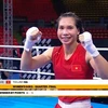 La boxeuse Hà Thi Linh. Photo: 