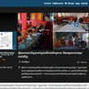 Le quotidien Koh Santepheap publie un article et des images promouvant la conservation de la langue parlée et écrite dans les communautés ethniques minoritaires du Vietnam, en particulier l’enseignement de la langue khmère dans les villes et provinces du delta du Mékong. Photo: VNA
