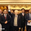 Le secrétaire général du Parti Nguyên Phu Trong à la 32e conférence de la diplomatie. Photo: VNA