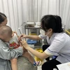 Jusqu'à 95% des enfants de 1 à 5 ans de Hanoi devraient être vaccinés contre la rougeole et la rubéole (RR) cette année. Photo: VNA