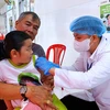 Hanoi débute la vaccination contre la rougeole pour les enfants de 1 à 5 ans. Photo: VNA