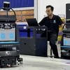 Lionsbot, a developer of cleaning robots based in Singapore, has expanded its production capacity to 4,000 units a year. (Photo: Nikkei)